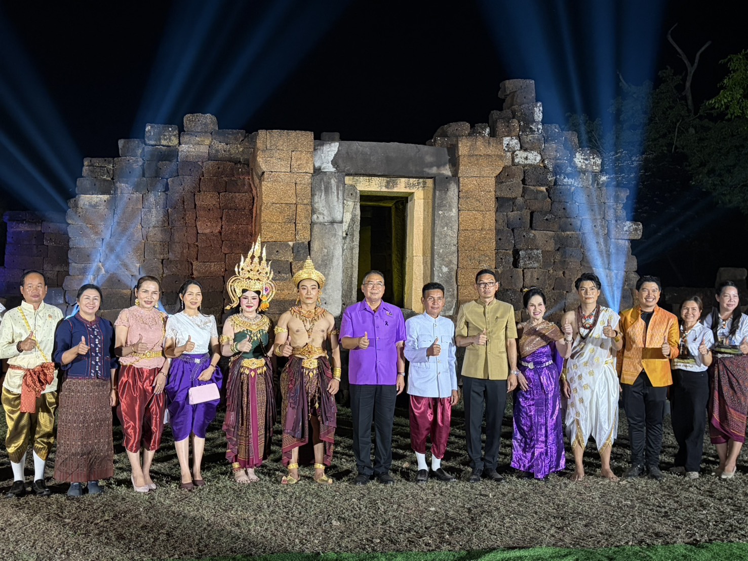 กิจกรรมงานพาแลง แสงสีเสียง ปรางค์กู่ตำบลบ้านเต่า 2569